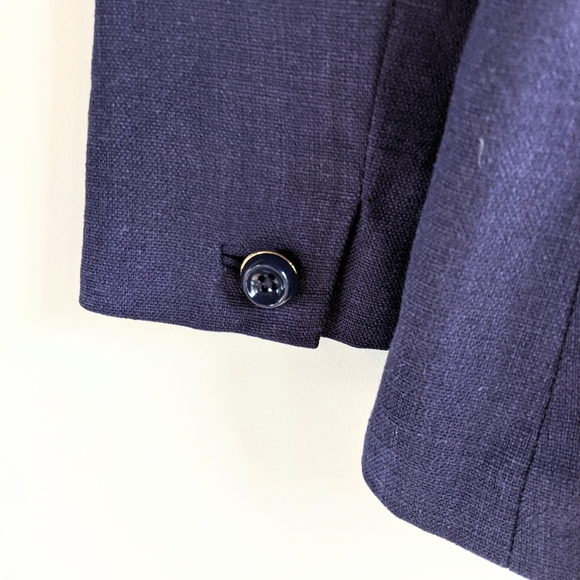 SOLD Kate Spade Alix Navy 3/4 Sleeve Blazer - Picture 6 of 8